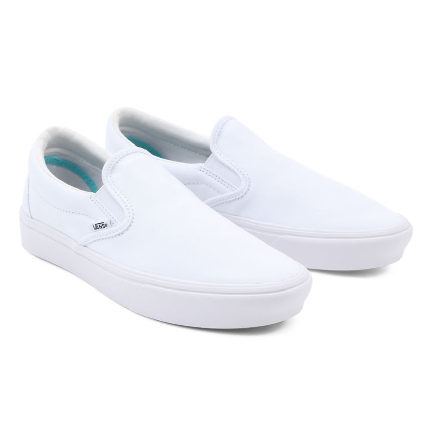 Men's Vans Comfycush Slip-On Shoes India Online - White [HX0375928]
